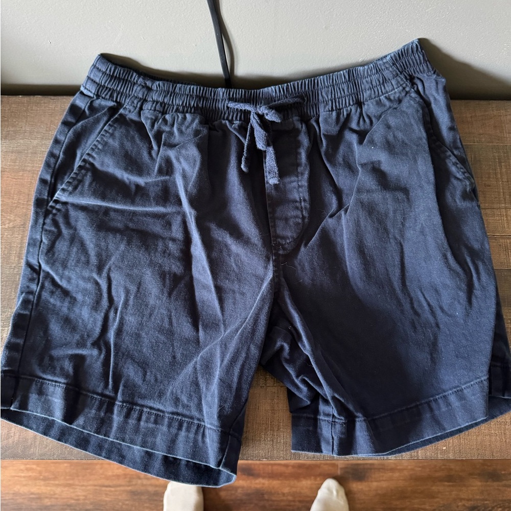 Navy Blue Casual Shorts